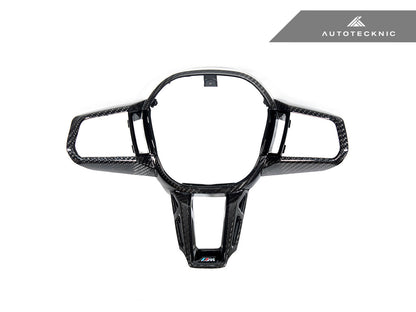 AutoTecknic Carbon Fiber Steering Wheel Trim - U11 X1 | U10 X2 M35i