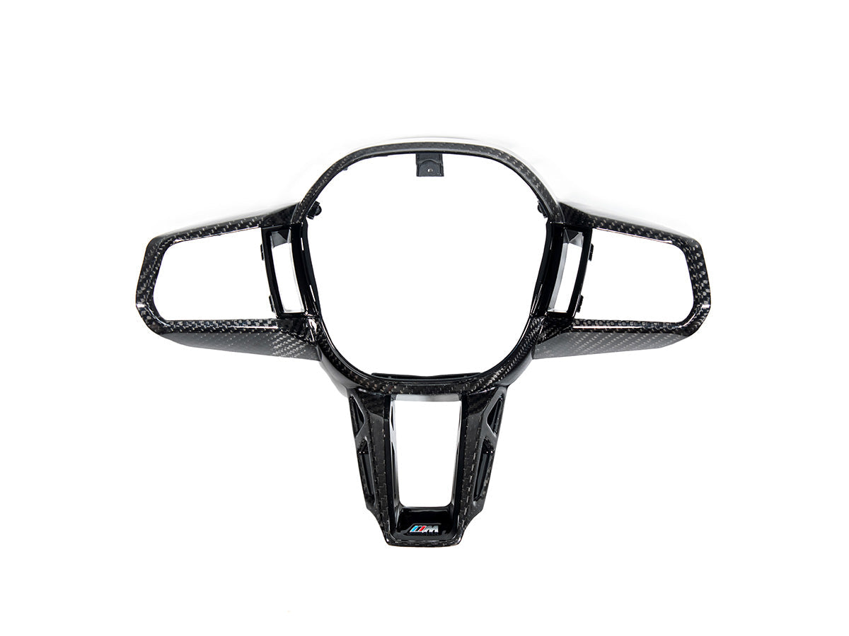 AutoTecknic Carbon Fiber Steering Wheel Trim - BMW G90/ G99 M5