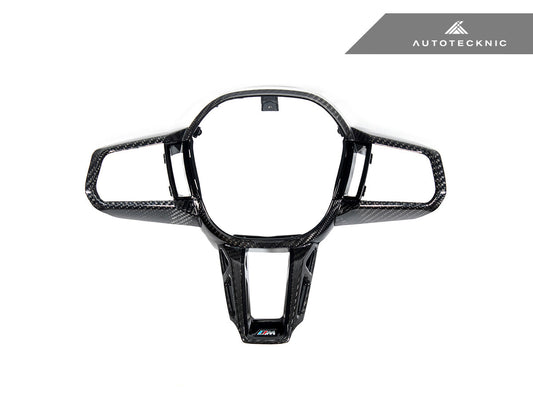 AutoTecknic Carbon Fiber Steering Wheel Trim - BMW G90/ G99 M5