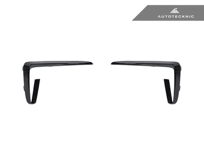 AutoTecknic Carbon Fiber Front Bumper Trim Set - BMW G01 X3 | G02 X4 M40I Pre-LCI