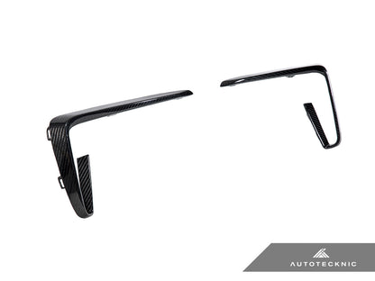 AutoTecknic Carbon Fiber Front Bumper Trim Set - G01 X3 | G02 X4 M40I Pre-LCI