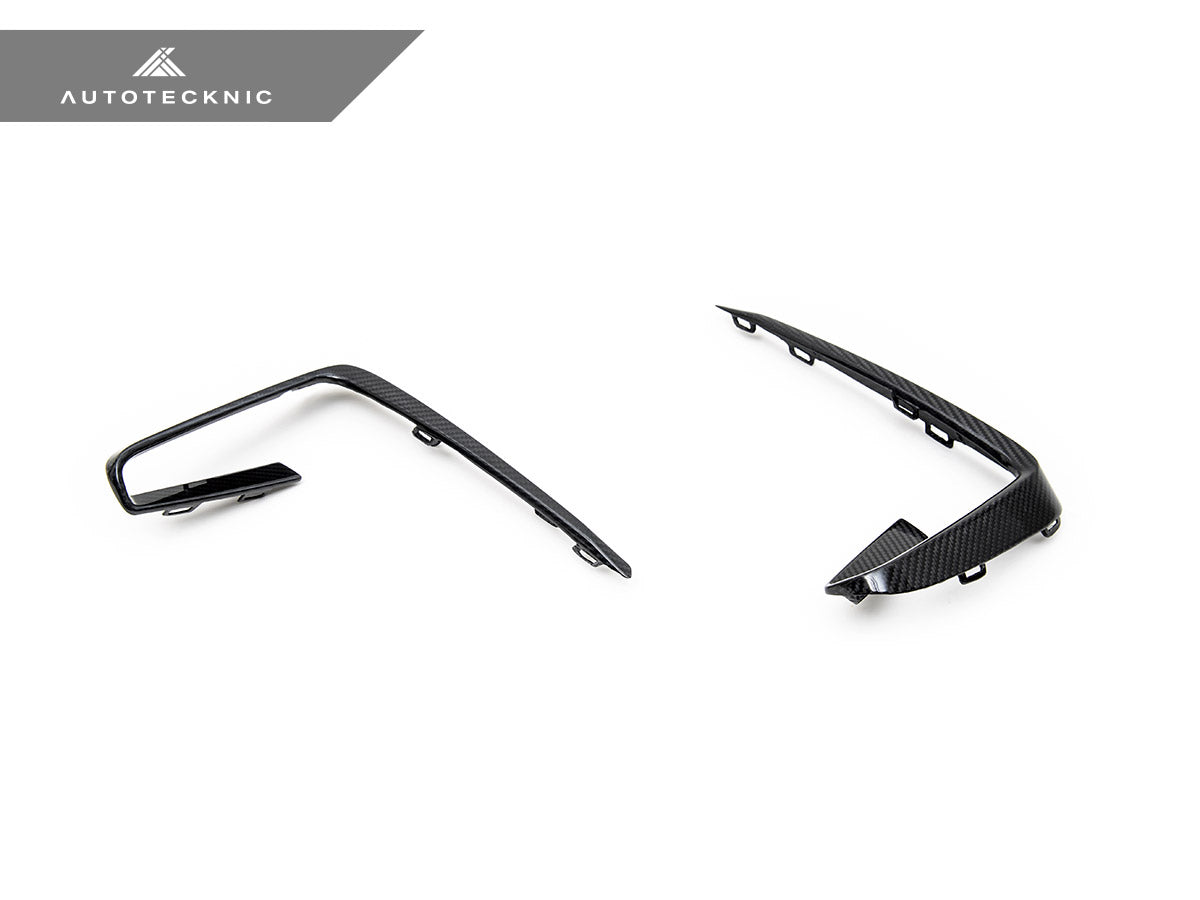 AutoTecknic Carbon Fiber Front Bumper Trim Set - G01 X3 | G02 X4 M40I Pre-LCI