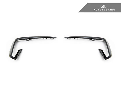AutoTecknic Carbon Fiber Front Bumper Trim Set - BMW G01 X3 | G02 X4 M40I Pre-LCI