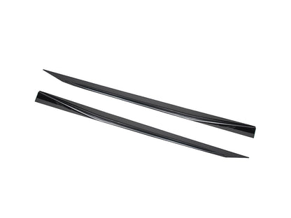 AutoTecknic Dry Carbon Fiber V2 Side Skirt Extension Set - G90/ G99 M5