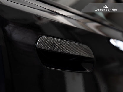 AutoTecknic Dry Carbon Door Handle Trim Set - G42 2-Series Coupe
