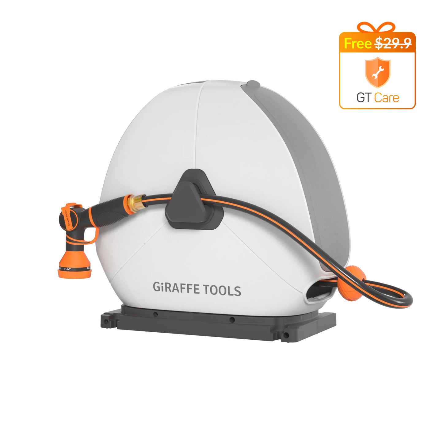 Ground-Mounted Retractable Hose Reel 82ft-130ft