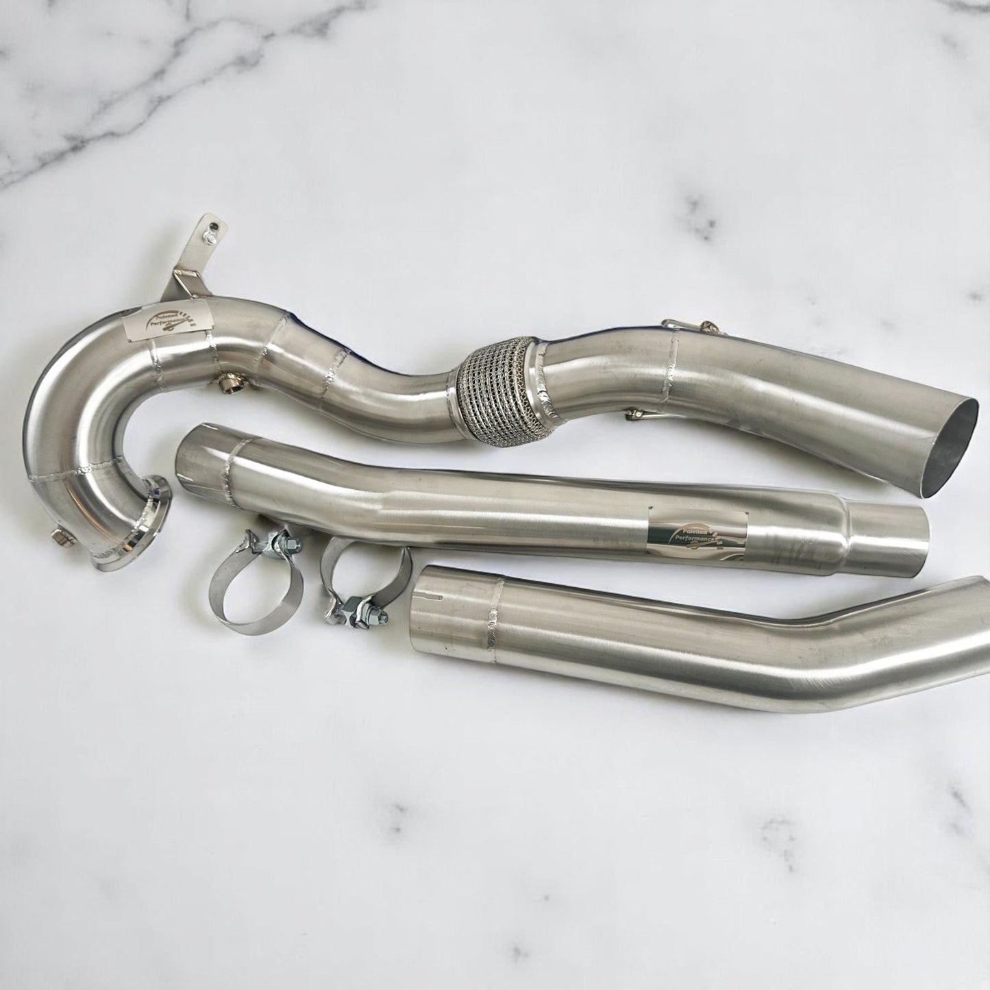 AWD Audi 8Y S3 Race Downpipe & VW MK8 Golf R Race Downpipe - Palenon Performance