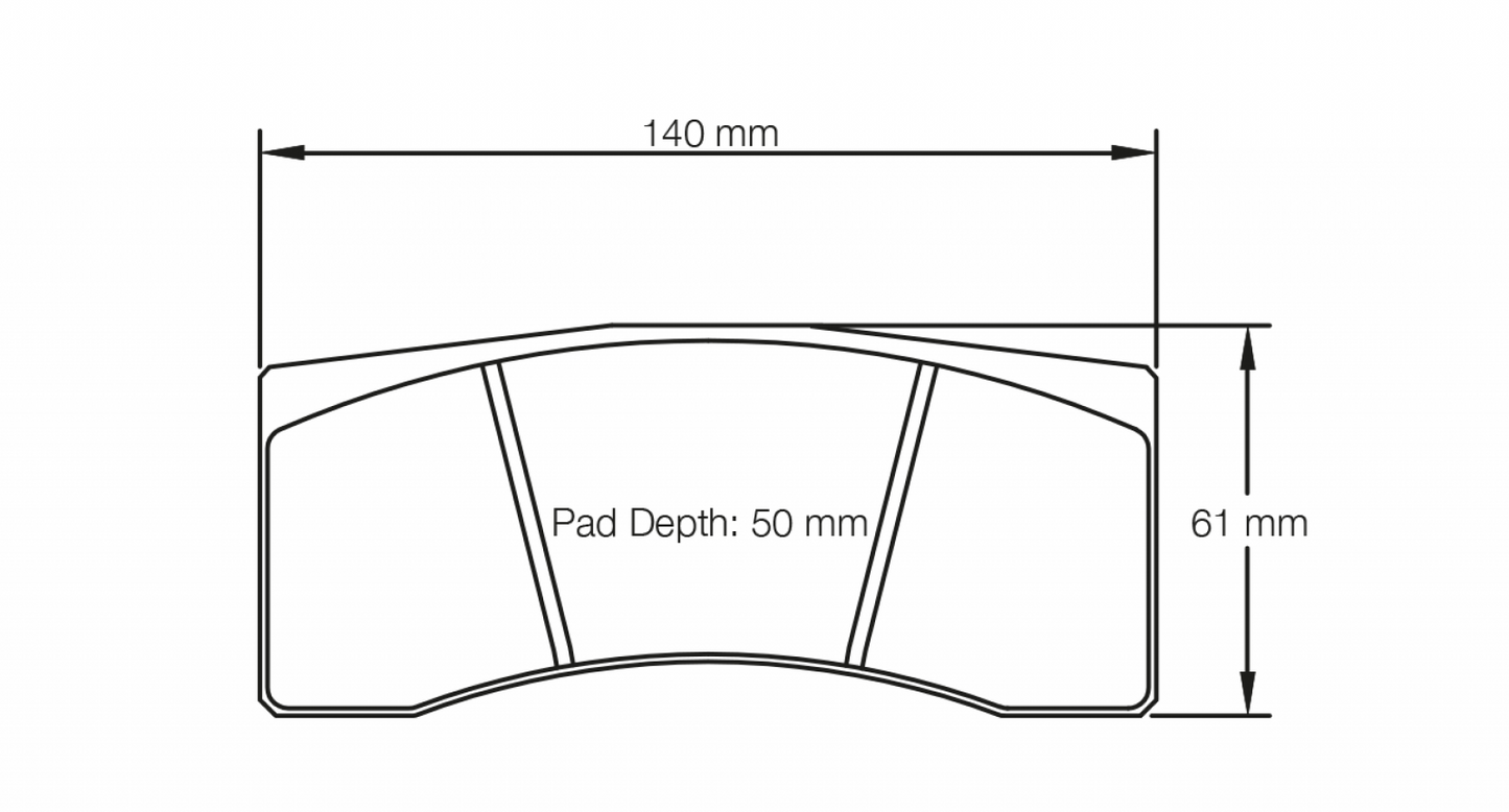PAGID Racing Pagid Racing 1619 RSL19 Compound Brake Pads 1619-RSL19-5