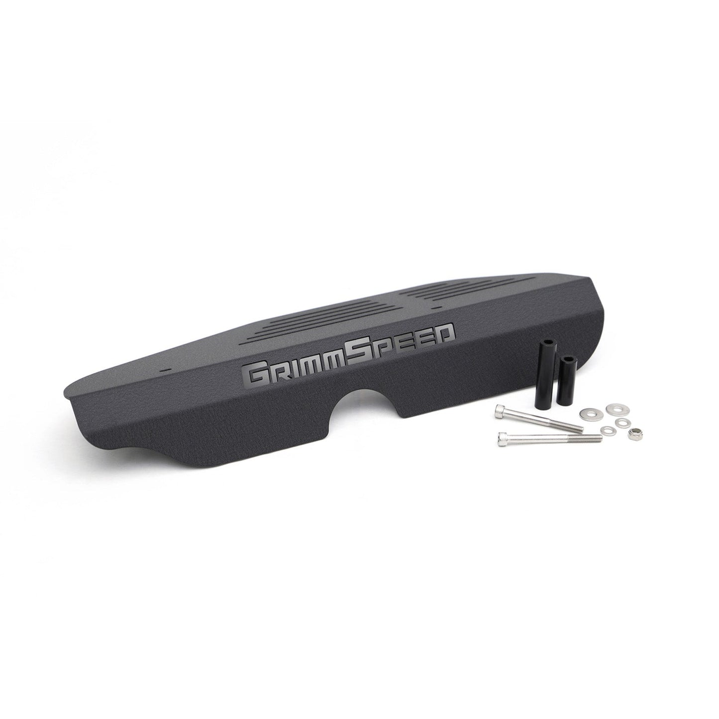GrimmSpeed Alternator Cover - Black - 2002-14 Subaru WRX, 2004-21 Subaru STI GRM099012