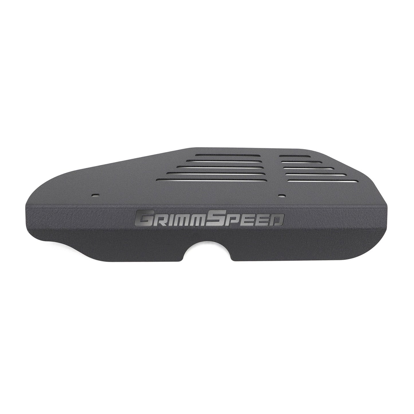 GrimmSpeed Alternator Cover - Black - 2002-14 Subaru WRX, 2004-21 Subaru STI GRM099012