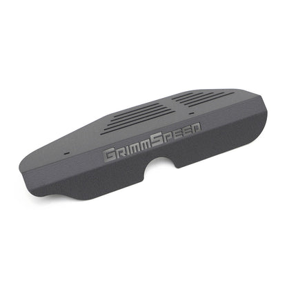 GrimmSpeed Alternator Cover - Black - 2002-14 Subaru WRX, 2004-21 Subaru STI GRM099012