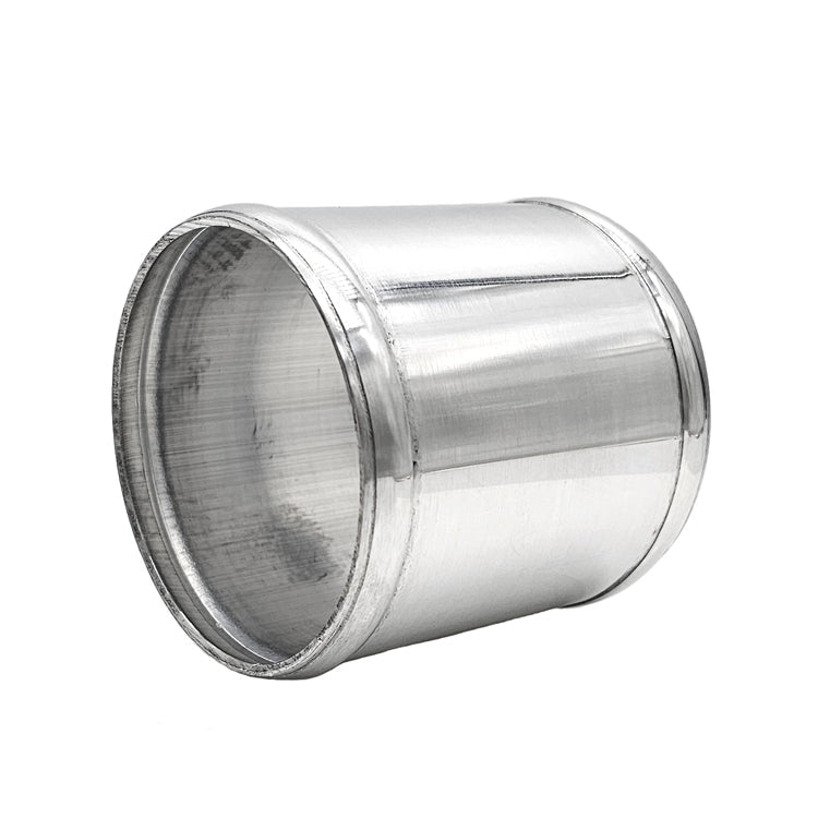 2.500" OD Aluminum Joiner with Bead Rolled Ends - Polished OD - 6061 Aluminum