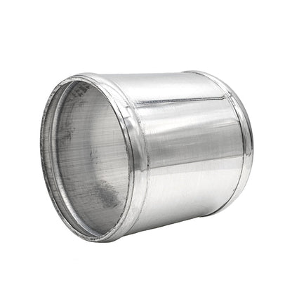 3.000" OD Aluminum Joiner with Bead Rolled Ends - Polished OD - 6061 Aluminum