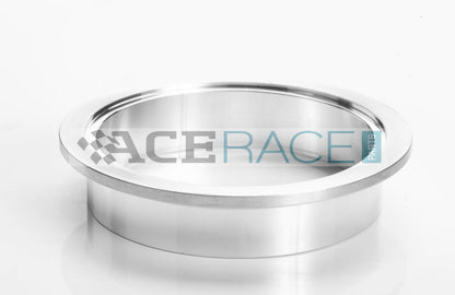 4.000" V-Band Assembly  - Aluminum "Male + O-Ring/Female" Flanges, 304 Stainless Clamp
