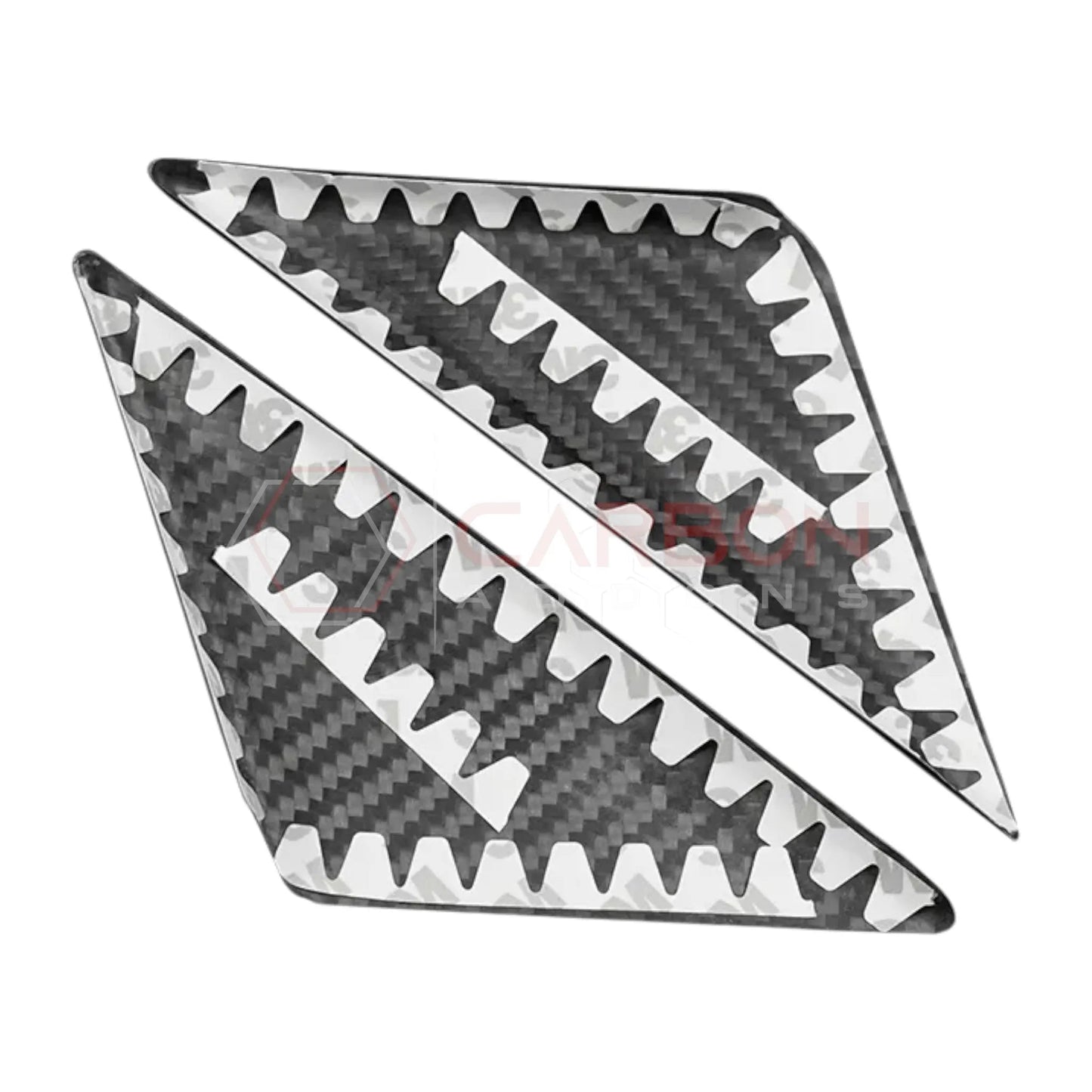 2024+ S650 Mustang Real Carbon Fiber A-Pillar Exterior Trim Cover