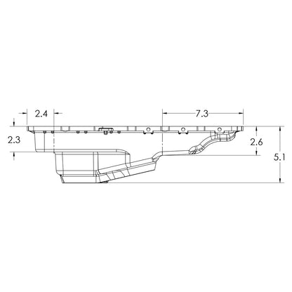 2017-2023 FORD w/ 10R80 Transmission Heavy-Duty Cast Aluminum Deep Transmission Pan Pacific Performance Engineering