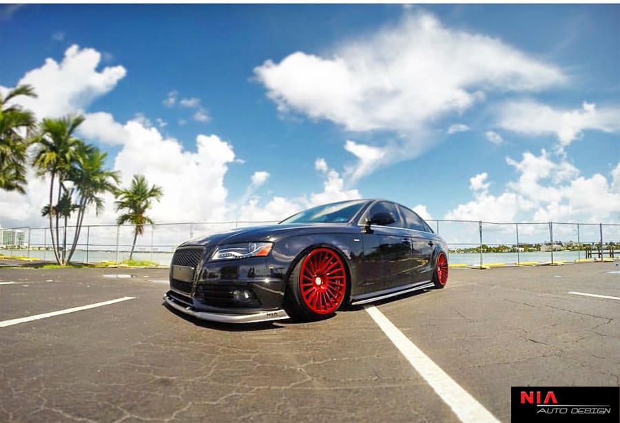 NIA Audi A4 NIA Side Skirts Splitter Lip 2009-16 A409-SD-PRM