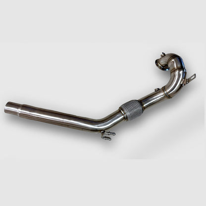 VW Golf MK7 & GTI Race Downpipe - 2.0T 1.4T FWD (Catless & Catted)