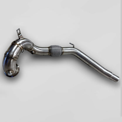 VW Golf MK7 & GTI Race Downpipe - 2.0T 1.4T FWD (Catless & Catted)