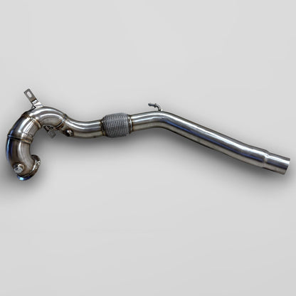 VW Golf MK7 & GTI Race Downpipe - 2.0T 1.4T FWD (Catless & Catted)
