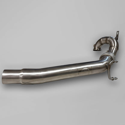 VW Golf MK7 & GTI Race Downpipe - 2.0T 1.4T FWD (Catless & Catted)