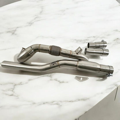AWD 2.0T Audi 8V S3 & A3 Race Downpipe (Catless & Catted)