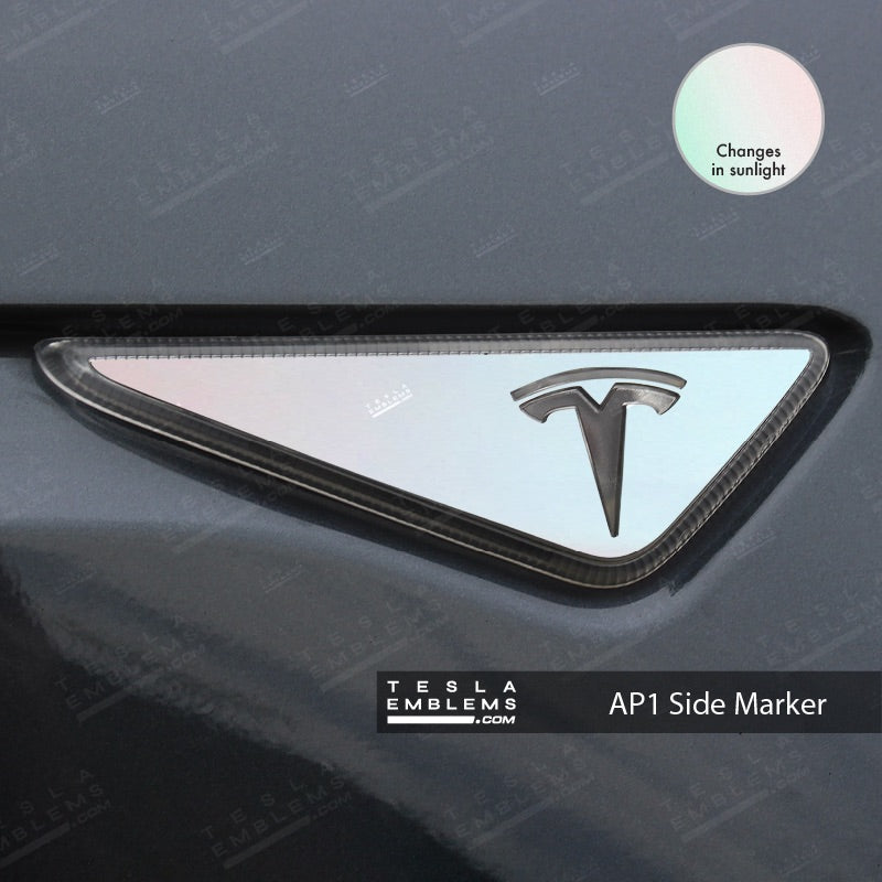 KPMF Matte Aurora Peal Tesla AP1 Side Marker Wrap (2pcs)