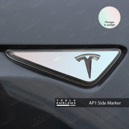 KPMF Matte Aurora Peal Tesla AP1 Side Marker Wrap (2pcs)