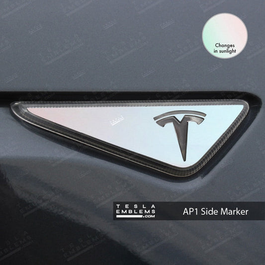 KPMF Matte Aurora Peal Tesla AP1 Side Marker Wrap (2pcs)