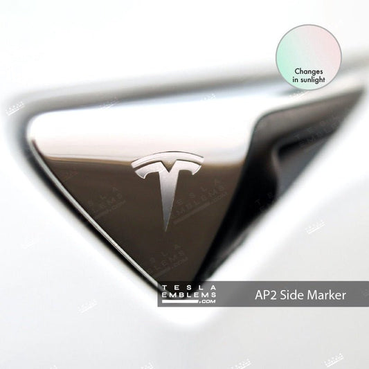 KPMF Matte Aurora Peal Tesla Side Marker Decals (2pcs)