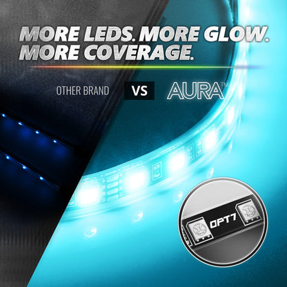 AURA PRO 15-17 Mustang: Arrow Turn + Interior + Grille w- Bluetooth APP and Remote Controlled