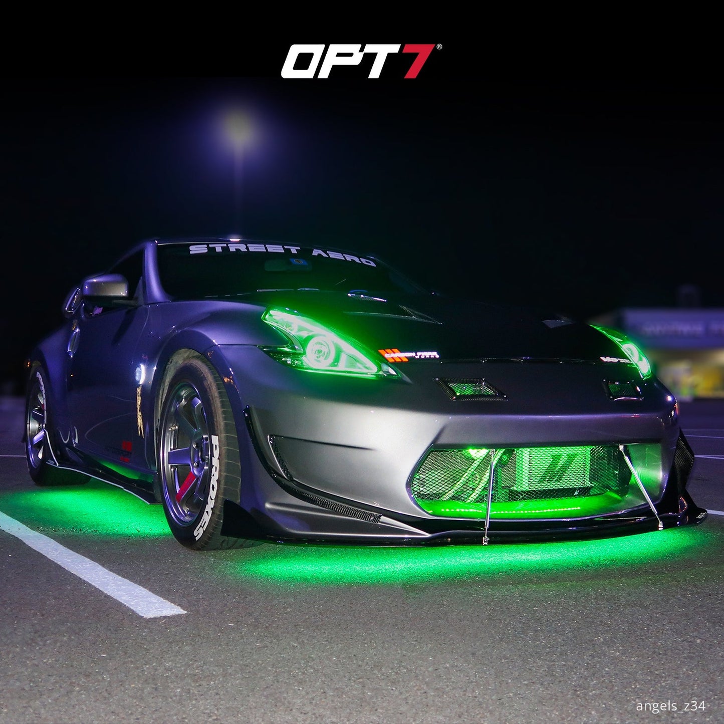 AURA PRO Exterior Pack Bundle (Grille LED Kit + Wheel Well Kit + DreamColor Underglow LED Kit) - Bluetooth  APP and Remote Controlled