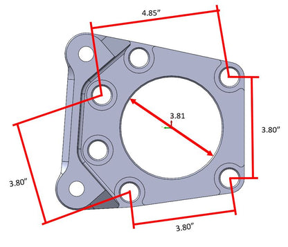 Electric Parking Brake (EPB) Bracket Kit 05-22 STERLING 10.5 (F250 F350)