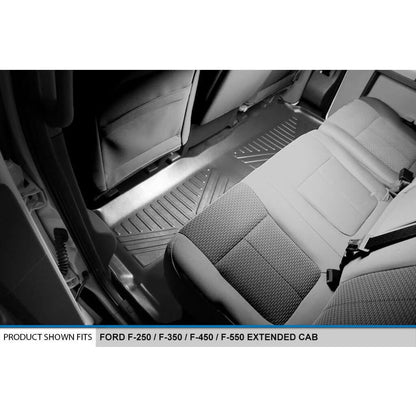 SMARTLINER Custom Fit Floor Liners For 2011-2012 F-250/F-350 Super Duty SuperCab with Depressed Drivers Side Pedal