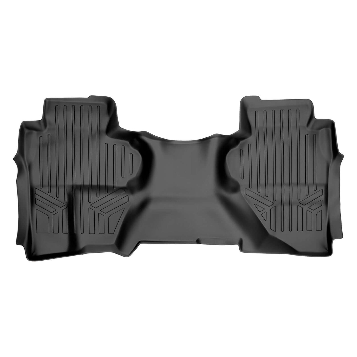 SMARTLINER Floor Liners for 2019 Silverado 1500 LD/ GMC Sierra 1500 LD Double Cab (Over the Hump Coverage)