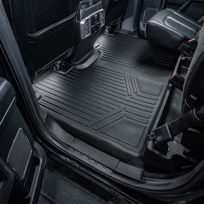 SmartCoverage™ Floor Liners For 2015-2026 Ford F-150 SuperCrew Cab (1st Row Bucket)