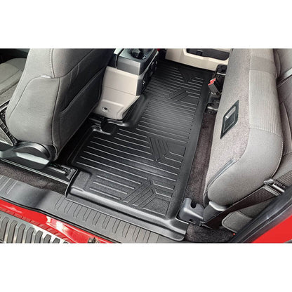 SMARTLINER Custom Fit Floor Liners For 2015-2025 Ford F-150 SuperCab with 1st Row Bucket Seats Carpeted Flooring
