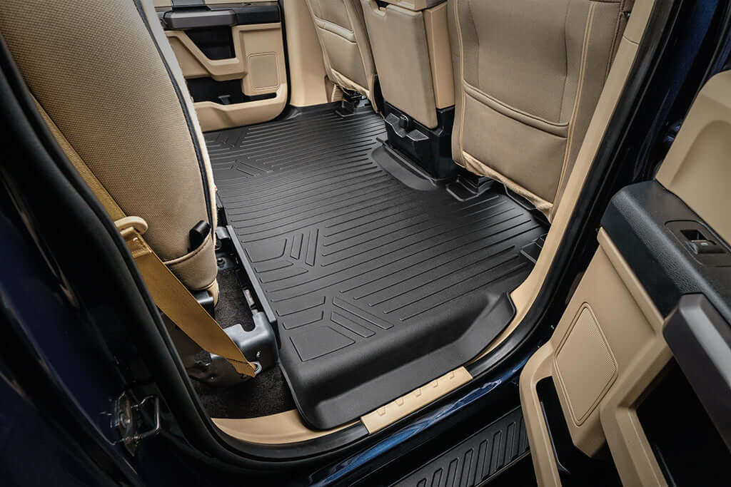 SmartCoverage™ Floor Liners For 2015-2026 Ford F-150 SuperCrew Cab (1st Row Bench) (No OTH and no 2nd Row Underseat Storage)