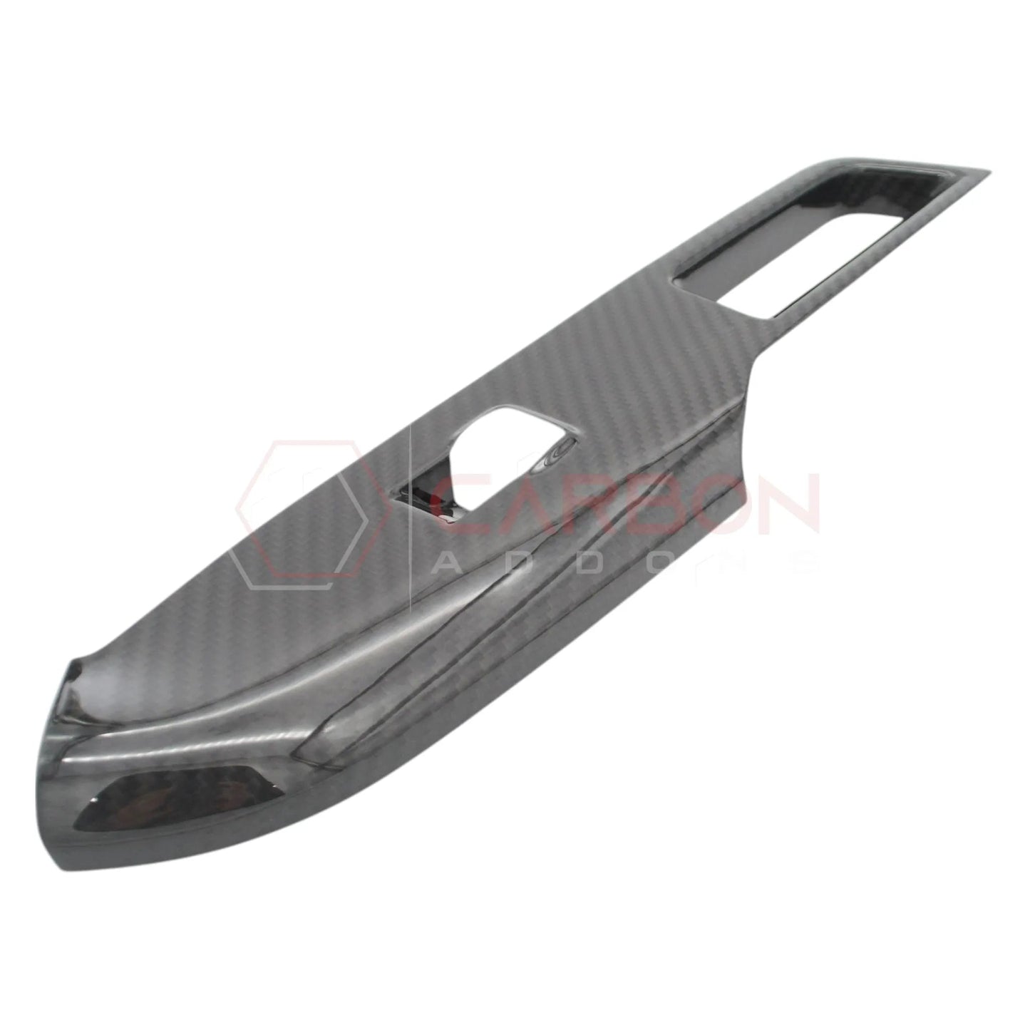 Real Carbon Fiber Window Switch Control Trim Covers V2 for 2024+ Ford Mustang