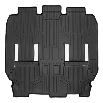 SMARTLINER Black 3 Row Liner Set & Cargo Liner Behind 3rd Row Compatible With 2021-2026 Chrysler Pacifica (Fits Limited)