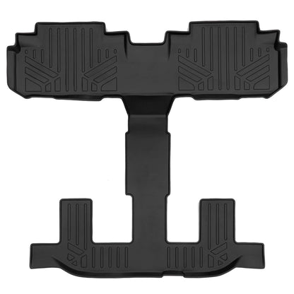 Smart Trim™ Floor Liners For 2019-2026 Subaru Ascent (2nd Row Bucket) and No Subwoofer in the Cargo Area