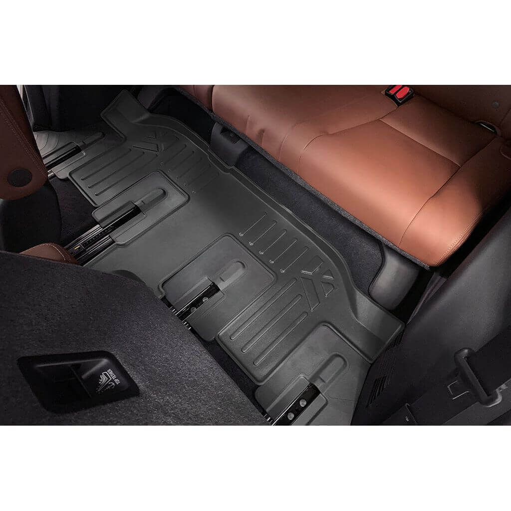 Smart Trim™ Floor Liners For 2019-2026 Subaru Ascent (2nd Row Bucket) and With Subwoofer in the Cargo Area