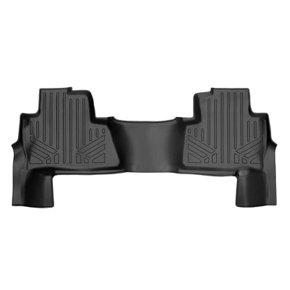 SMARTLINER Custom Fit Floor Mats 3 Rows and Cargo Liner Behind 2nd Row Set Black 2015 - 2020 Tahoe / Yukon with 2nd Row Bench Seats