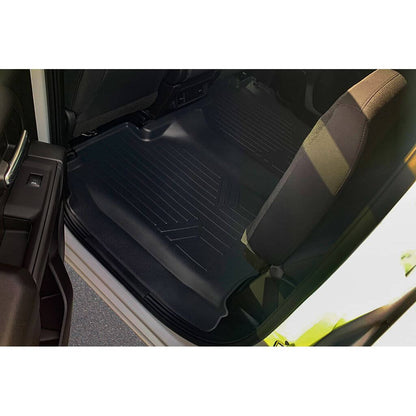 SMARTLINER Custom Fit Floor Liners Compatible With 2020-2025 Chevrolet Silverado 2500 HD | 3500 HD (Crew Cab|Carpeted Flooring|1st Row Bench Seat|Without Over the Hump Coverage|without 2nd Row Underseat Storage)
