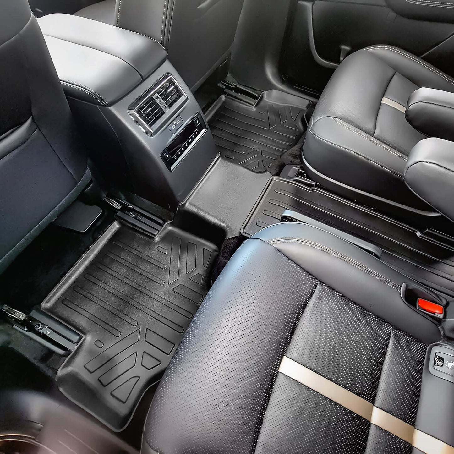 SMARTLINER Floor Liners for 2024-2026 Mazda CX-90 (Only Fits 2nd Row Bucket Seats With No Center Console)