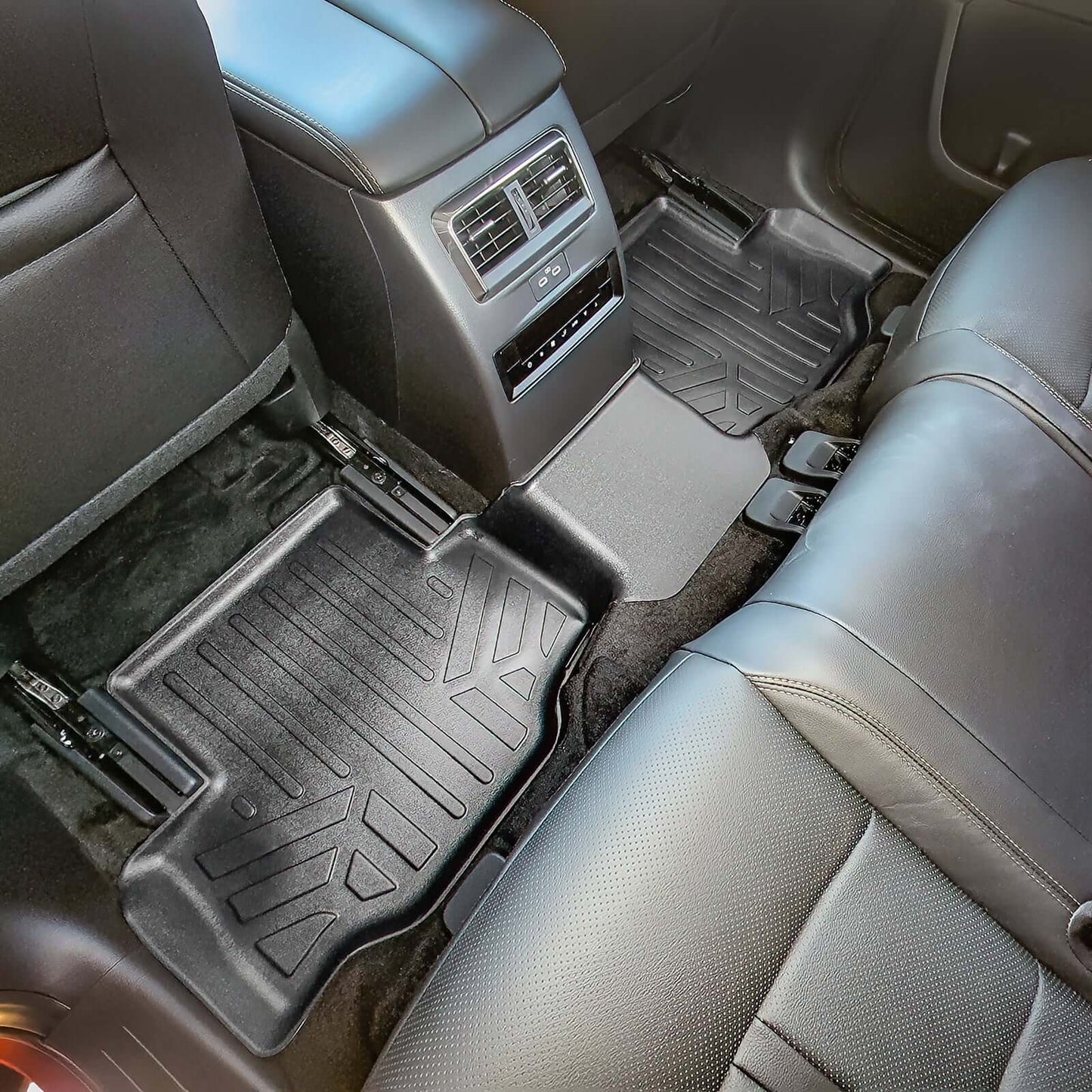 SMARTLINER Floor Liners for 2024-2026 Mazda CX-90 Plug-In Hybrid (Only Fits 2nd Row Bucket Seats With No Center Console)