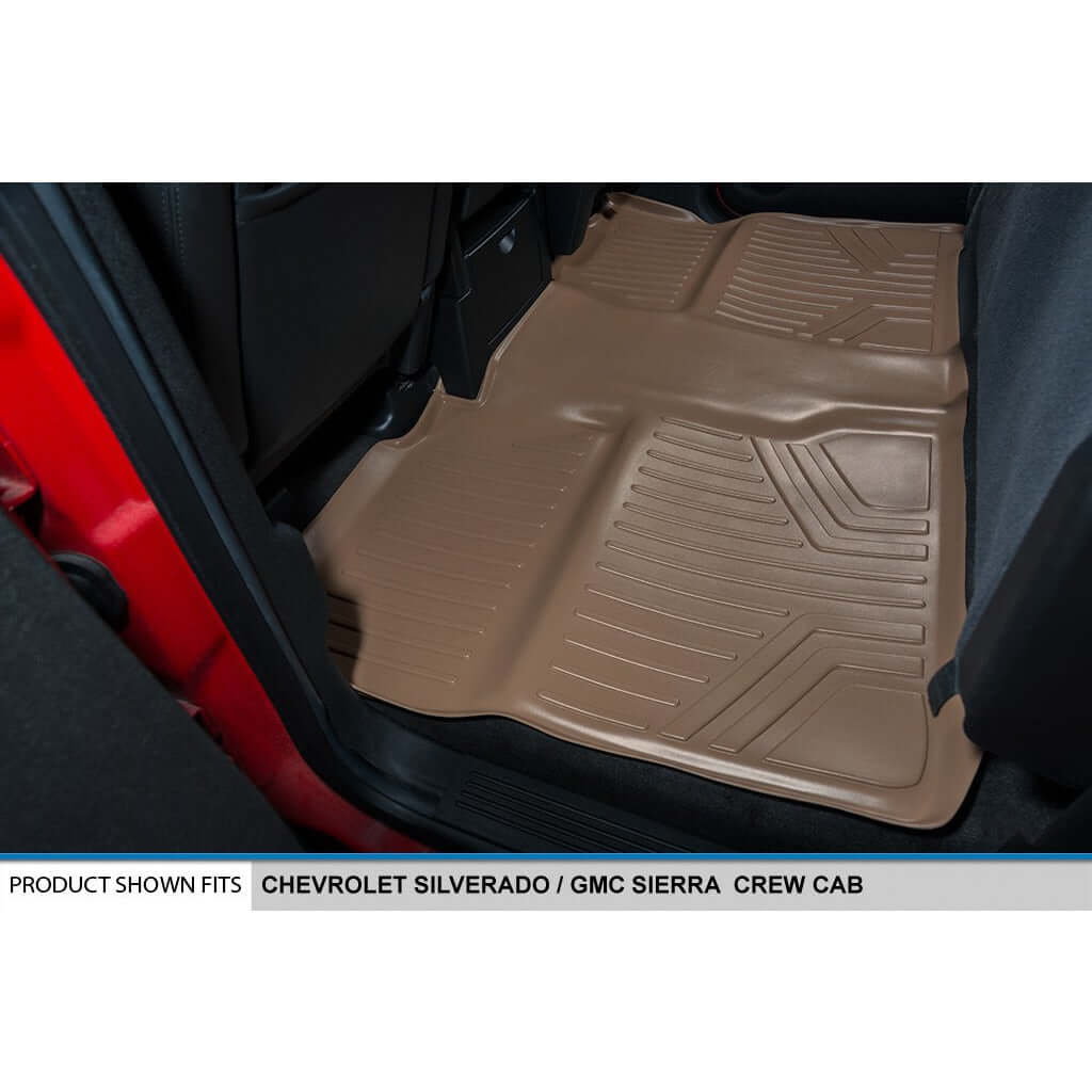 Smart Trim™ Floor Liners For 2007-2013 Silverado/Sierra 1500 - 2007-2014 2500/3500 HD Crew Cabin