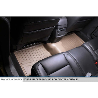 SMARTLINER Custom Fit Floor Liners For 2017-2019 Ford Explorer without 2nd Row Center Console