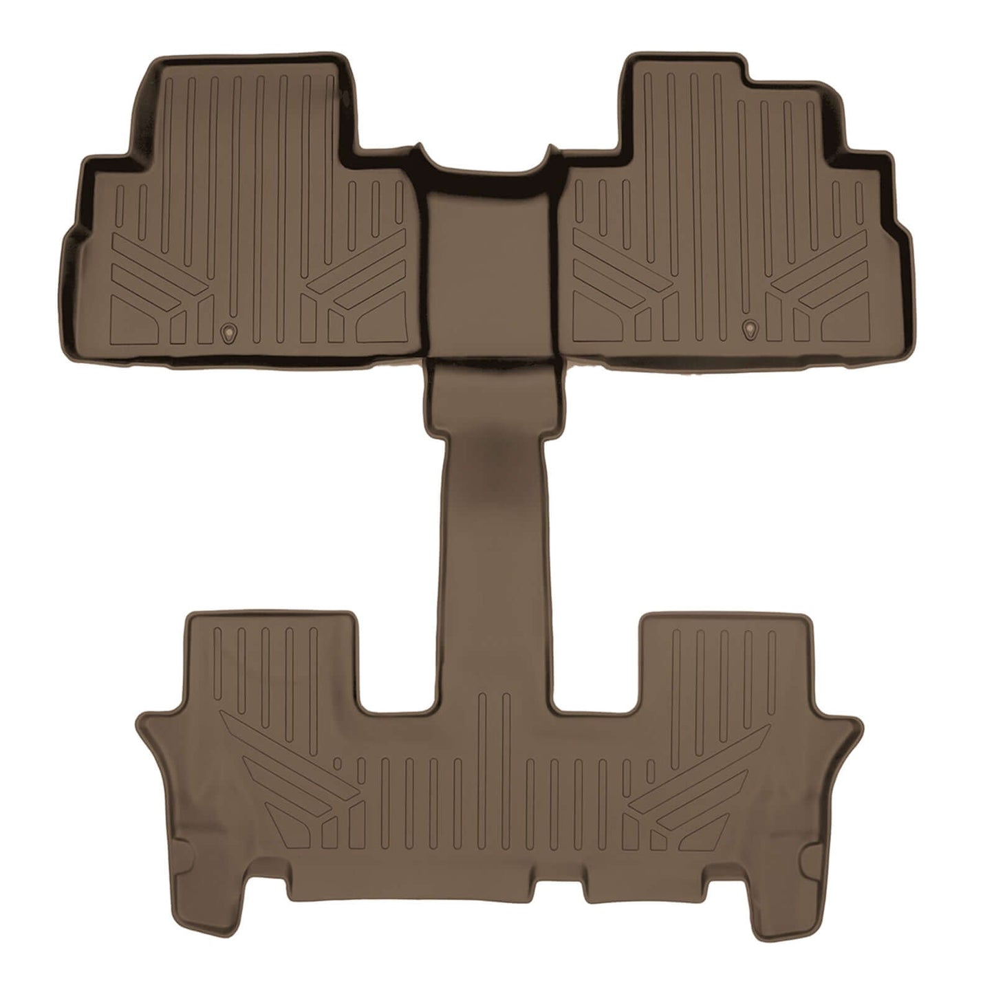 SMARTLINER Floor Liners for 2020-2025 Kia Telluride (2nd Row Bucket) with in between Coverage