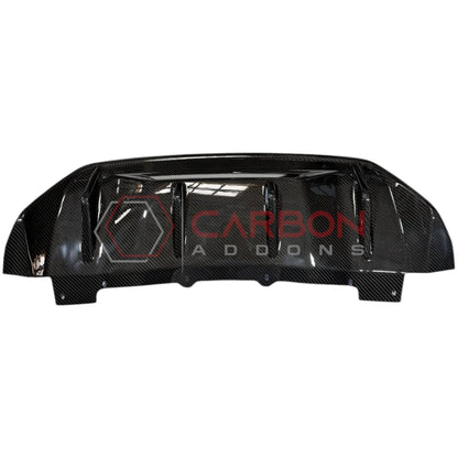 Real Carbon Fiber Rear Diffuser for 2024+ Ford Mustang
